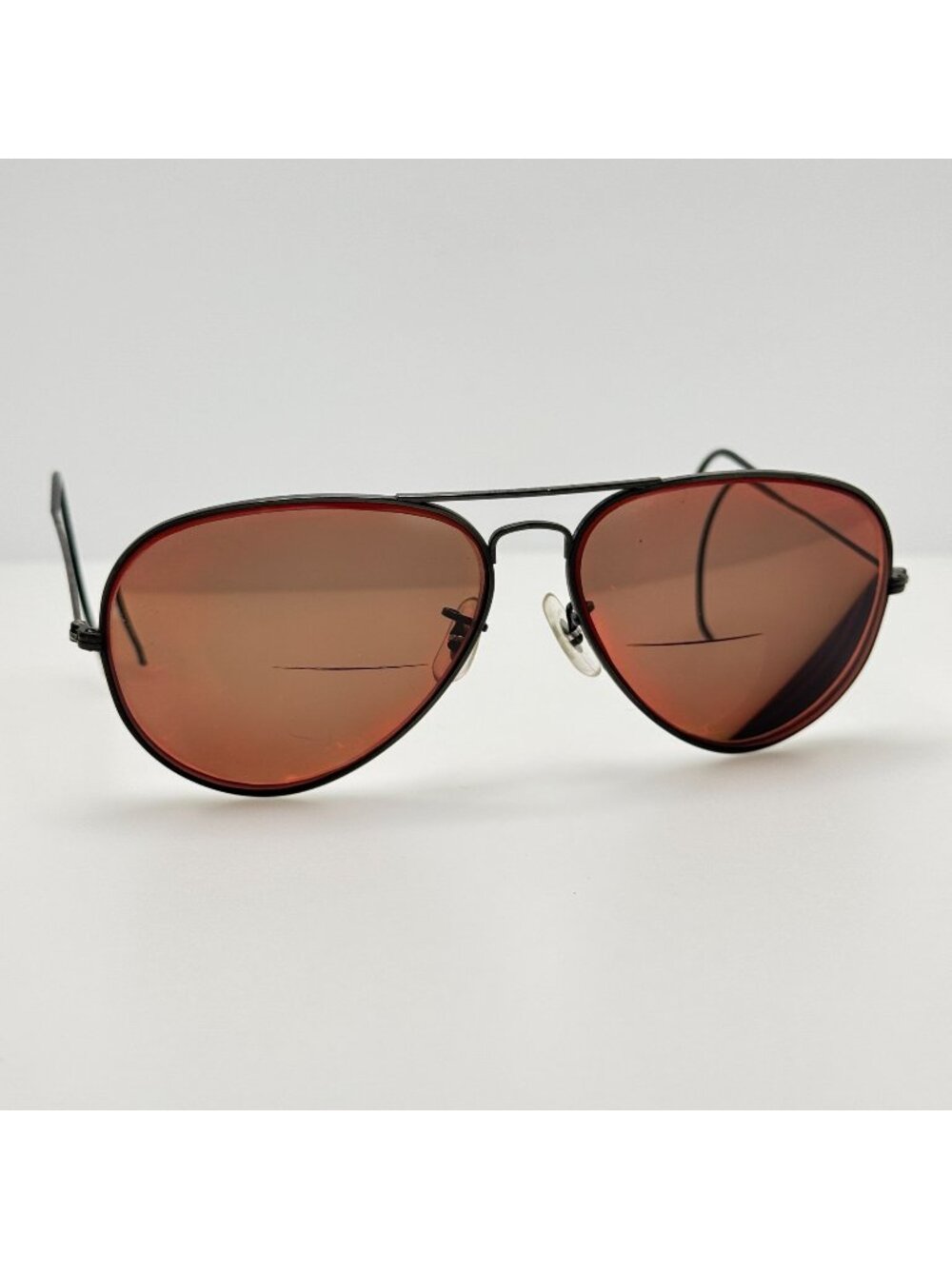 Ray Ban Eyeglasses Eye Glasses Frames Aviator Bausch & Lomb Black 62-14